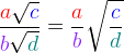 Reguli pentru calculul cu radicali (2)